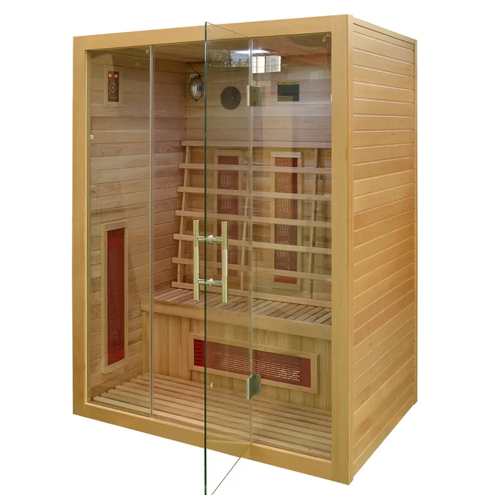 Infrarotkabine ZANIER VISIO III Keramik Display schwarz