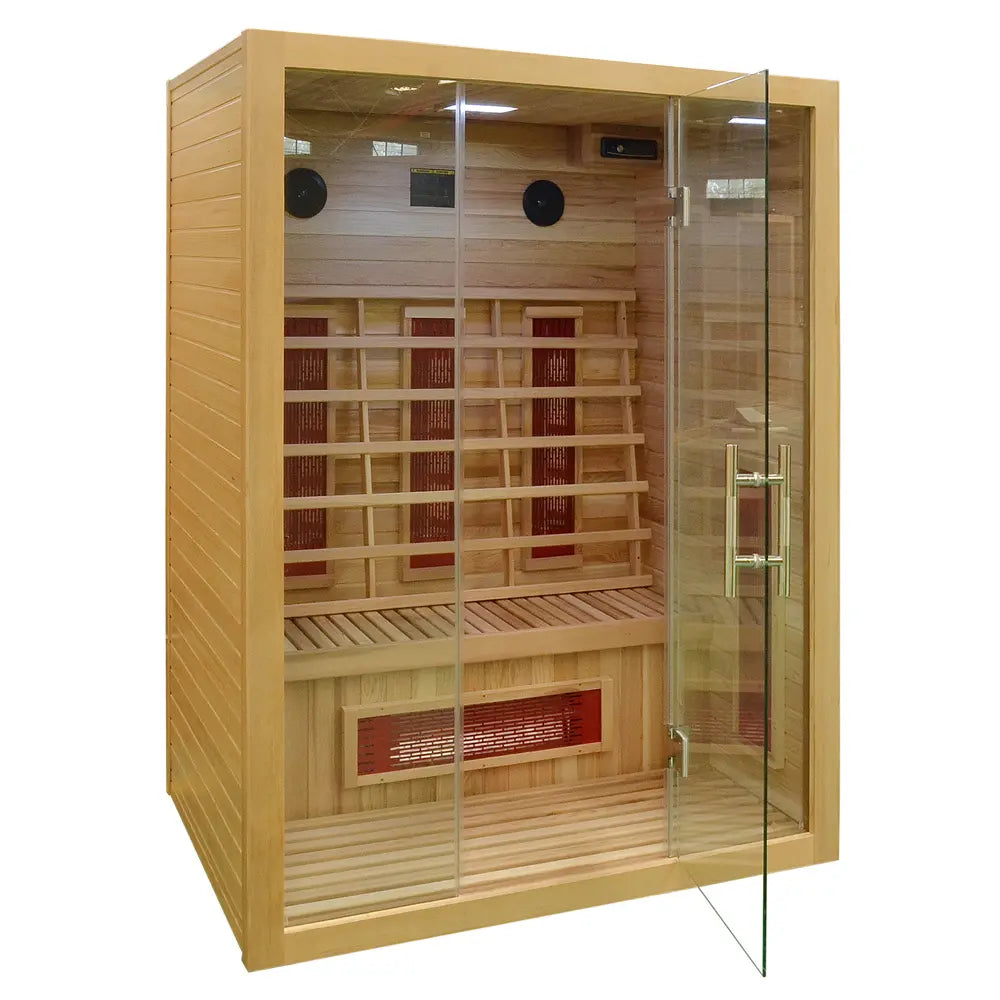 Infrarotkabine ZANIER VISIO III Keramik Display schwarz