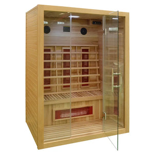 Infrarotkabine ZANIER VISIO III Keramik Display schwarz