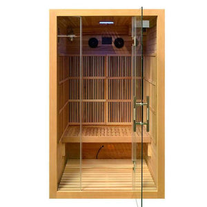 Infrarotkabine ZANIER VISIO II Karbon MP3 Display schwarz
